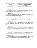 Đề thi học sinh giỏi lớp 12 Sử cấp tỉnh