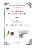 Đề tài: TÌM HIỂU VỀ KHẤU HAO TÀI SẢN SỐ ĐỊNH