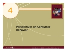 4
Perspectives on Consumer Behavior

McGraw-Hill/Irwin

© 2004 The McGraw-Hill Companies, Inc., All Rights Reserved.

.Consumer Behavior

The process and activities people engage in when searching for, selecting, purchasing, using, evaluating, and disposi