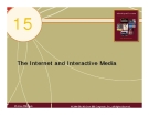 Chapter 15: The Internet and Interactive Media