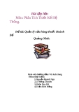 Đề tài: Quản lý cửa hàng thuốc Hoành Bồ Quảng Ninh