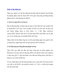 Tách và thu nhận gen 