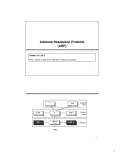 Address Resolution Protocol (ARP)