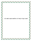 CÂU ĐIỀU KIỆN KHÔNG CÓ THẬT Ở QUÁ KHỨ