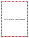 Một số từ chỉ số lượng - Lượng từ (Quantifiers)