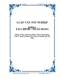 Luận văn: Tăng cường huy động vốn tại Ngân hàng TMCP Ngoại Thương Việt Nam chi nhánh Bắc Hà Tĩnh