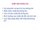 Nhiệt độ không khí