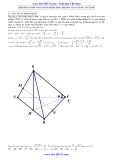 Phương pháp giải Hình học không gian bằng Vector