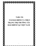 Luận văn tái bảo hiểm và thực trạng thị trường tái bảo hiểm tại Việt Nam