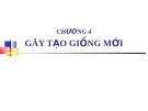 Chương 4: Gây tạo giống mới