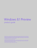 Windows 8.1 Preview product guide