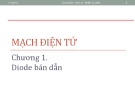 Mạch điện tử - Chương 1. Diode bán dẫn