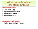 ĐỂ TÀI THUYẾT TRÌNH: BÃI ĐỖ XE TỰ ĐỘNG