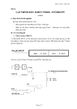 Bài 5: Lập trình điều khiển Timer - Interrupt