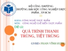 Đề tài: "Quá  trình thanh trùng, tiệt trùng"