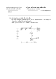 Đề thi lại môn cơ học kết cấu 1 - Trường đại học Thủy Lợi - Đề số 10