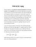 Giá trị kỳ vọng