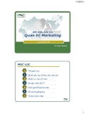 Kiến thức Nhập môn Quản trị marketing - Th.S Dinh Tien Minh