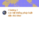 Bài giảng luật học so sánh chương 5 - Trần Vân Long