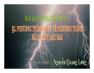 Bài giảng Đại số 10 chương 3 bài 2:  Phương trình quy về phương trình bậc nhất, bậc hai