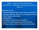 Bài giảng Quản trị dự án đầu tư: Chương 8. Tổng quan về quản lý dự án đầu tư  - GV: Huỳnh Nhựt Nghĩa