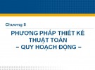 Bài giảng cơ sở lập trình nâng cao - Chương 8