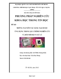 Tiểu luận:NHỮNG NGUYÊN TẮC SÁNG TẠO ĐƯỢC ỨNG DỤNG TRONG QUÁ TRÌNH NGHIÊN CỨU VÀ ĐỔI MỚI BỘ VI XỬ LÝ