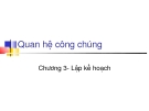 Lập kế hoạch công chúng