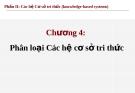 Công nghệ tri thức và ứng dụng (GS.TSKH. Hoàng Kiếm) -Chương 4. Phân loại Các hệ cơ sở tri thức