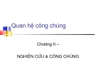 Nghiên cứu công chúng