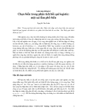 Lâm sàng thống kê: Bài 8. Chọn biến trong phân tích hồi quy logistic : một sai lầm phổ biến - Nguyễn Văn Tuấn