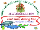 Bài giảng Toán 5 chương 3 bài 5: Hình tròn và đường tròn