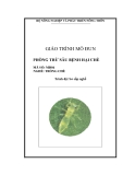 Giáo trình Phòng trừ sâu bệnh hại chè