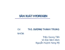 Tiểu luận: SẢN XUẤT HYDROGEN