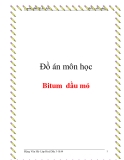 Đồ án tốt nghiệp: Bitum dầu mỏ