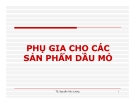 Phụ gia các sản phẩm dầu mỏ