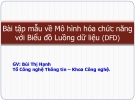 Bài tập mẫu về Mô hình hóa chức năng với Biểu đồ Luồng dữ liệu (DFD)