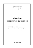 Bài giảng hệ điều hành mã nguồn mở - ĐH Hàng Hải