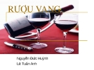 Đề tài Rượu vang