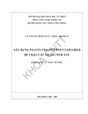 Luận văn " Xây dựng plugin cho internet Exlorer để chặn các trang web xấu"