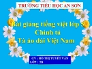 Bài giảng Tiếng việt 5 tuần 31 bài: Tà áo dài Việt Nam