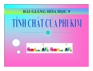 Bài giảng Hóa học 9 bài 25: Tính chất của phi kim