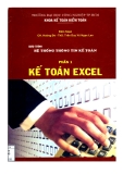 Giáo trình Hệ thống thông tin kế toán (Phần 1): Kế toán Ecxel