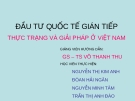 Đầu tư gián tiếp.Thực trạng và giải pháp ở Việt Nam