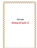 Tiểu luận:Khủng bố quốc tế