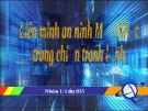 Liên minh Mỹ Nhật trong chiến tranh lạnh
