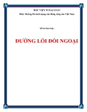 Tiểu luận:Đường lối đối ngoại của Việt Nam 