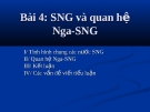 Cộng đồng các quốc gia độc lập và quan hệ Nga-SNG