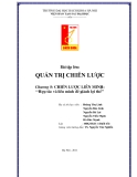 Tiểu luận:Hợp tác và liên minh để giành lợi thế