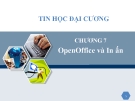 Chương 7:OpenOffice và In ấn